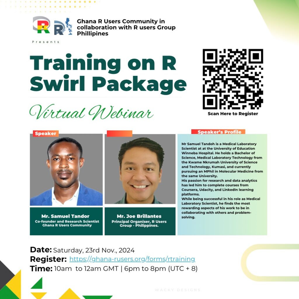 Training Webinar on R Swirl Package