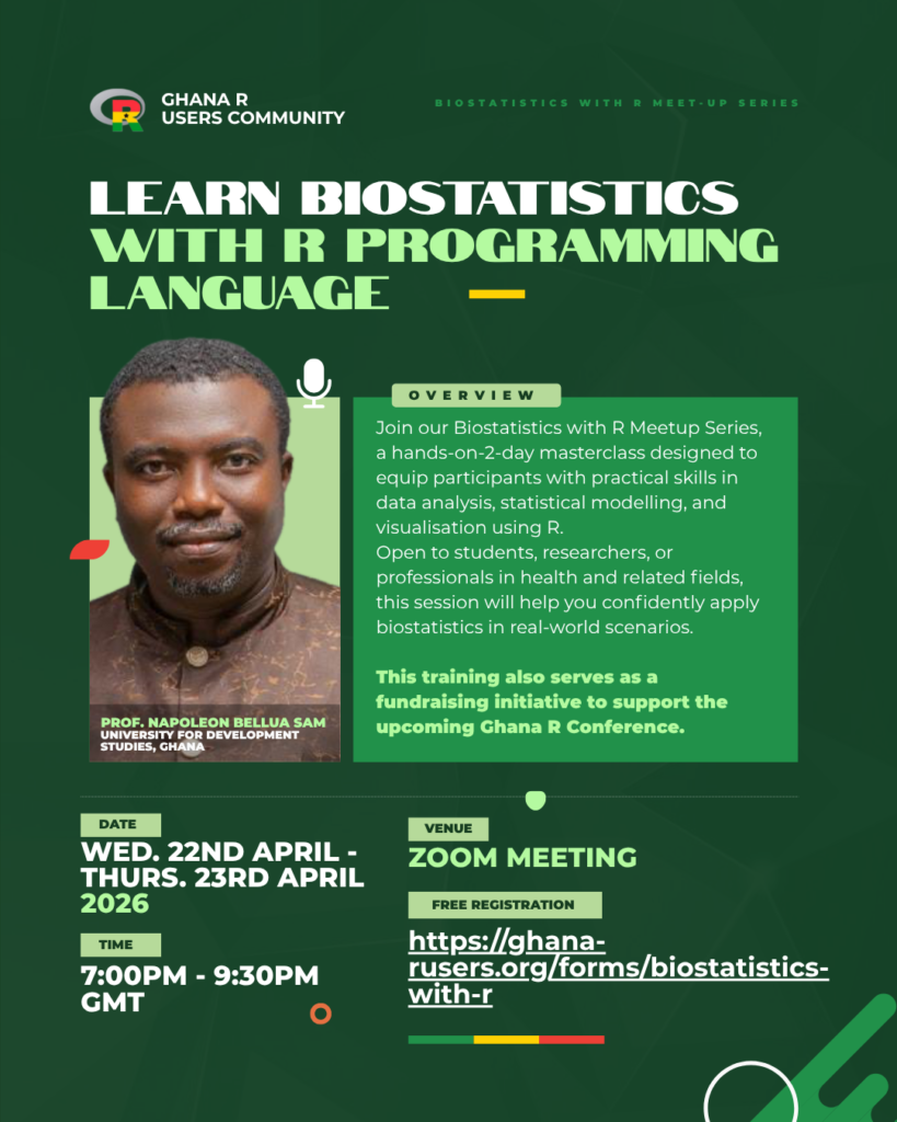 Biostatistics with R Programming Language