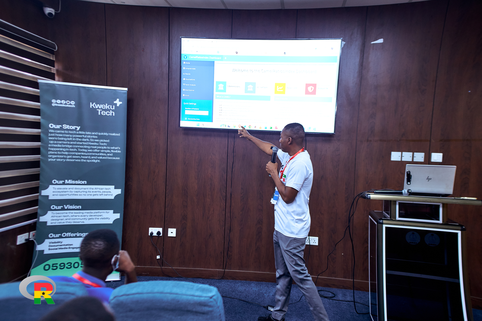 George Kyei Agyen Presenting